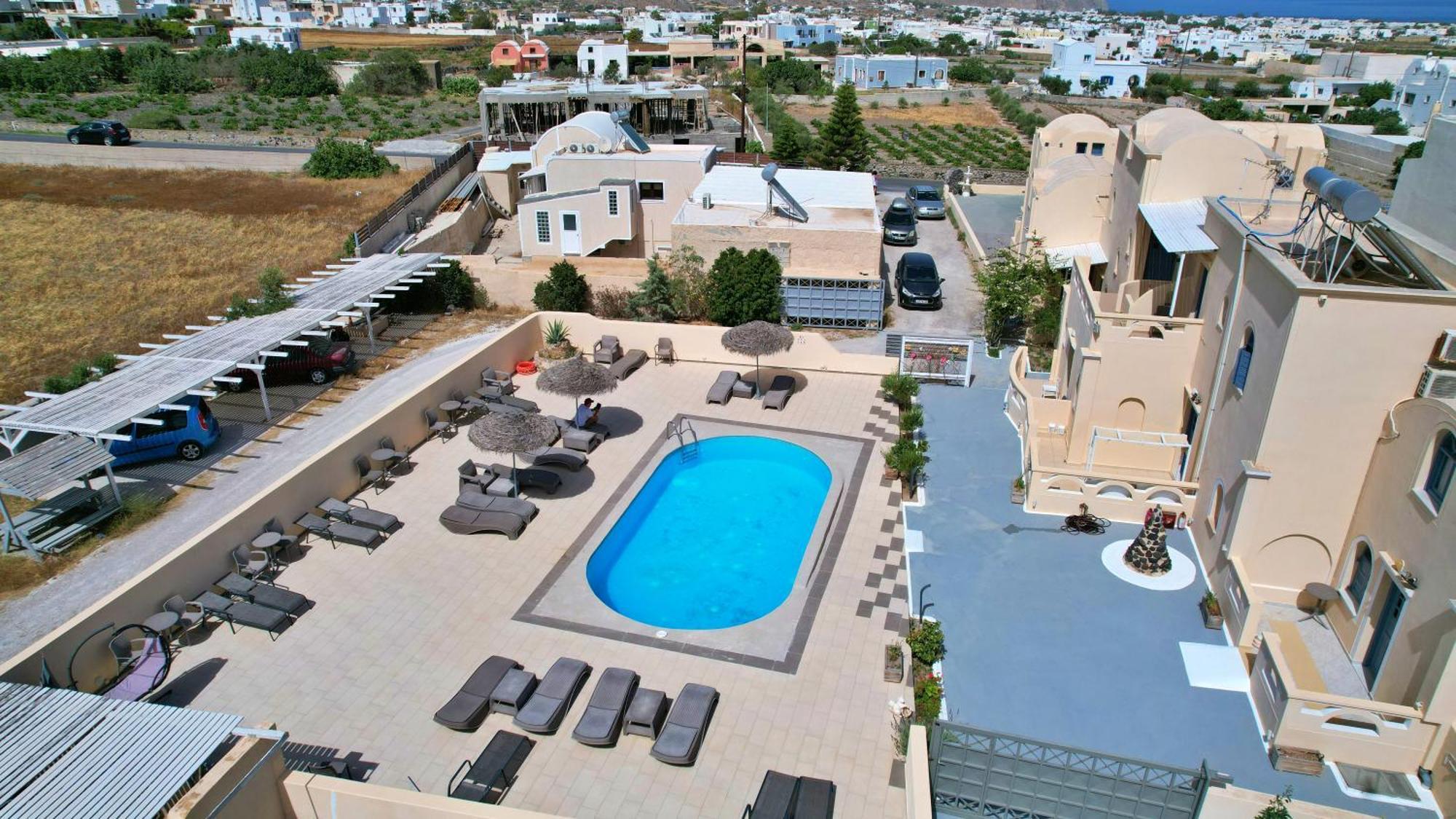 Leon Lux Apartments Perissa Exterior foto