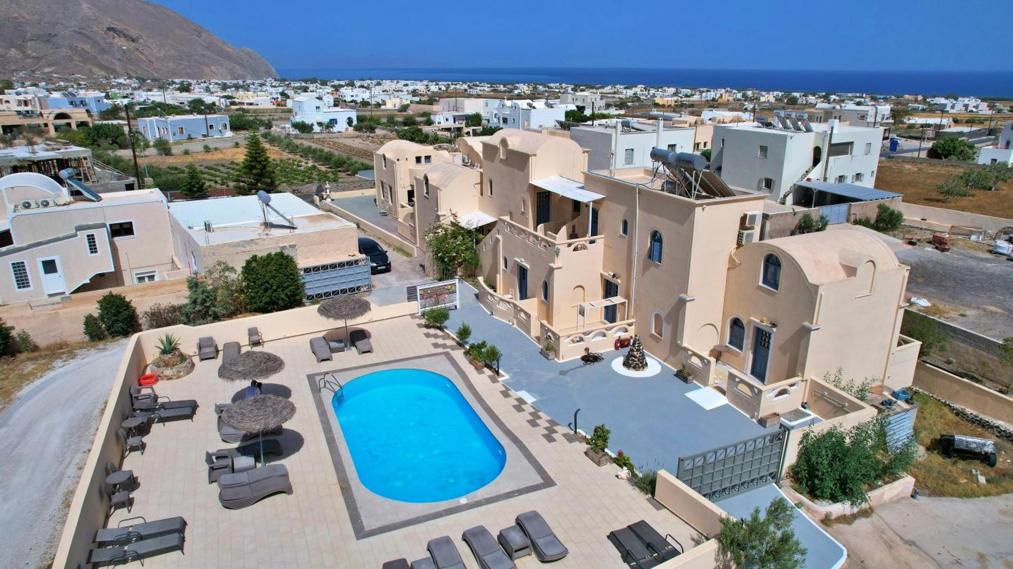 Leon Lux Apartments Perissa Exterior foto